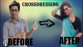 BOY TO GIRL MAKEUP | MALE TO FEMALE || CROSSDRESSING | TRANSFORMATION | SAREE | INDIAN CROSSDRESSING