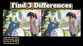 🍀5 challenges: Sharpen Focus & Boost Memory!#findthedifference #spotthedifference #challenge #games