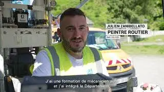 Portrait d'agent : Julien, peintre au Parc Routier - Hautes-Pyrénées
