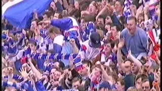 Doing the bouncy all over the world. Rangers song