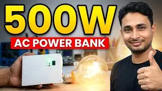 500W All-in-One Portable Inverter | Homemade MPPT Solar System | Laptop&ndash;Fridge Easily चलेगा | #tech