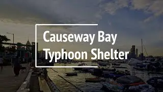 Causeway Bay Typhoon Shelter (Oct 2024) | 4K Sunset from Hong Kong (60 min)