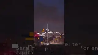 💥🇷🇺🤖 Drones rusos Geran-2 golpean Kiev en la noche