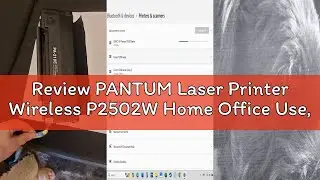 Review PANTUM Laser Printer Wireless P2502W Home Office Use, Black and White Printer with Mobile Pri