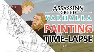 Assassin's Creed Valhalla Painting [Time-lapse]