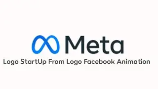 Meta Logo StartUp From Logo Facebook Animation