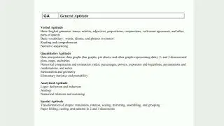 GATE 2021 General Aptitude syllabus Paper-1 #Part A