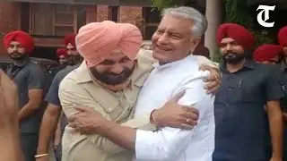 Punjab Congress crisis: Navjot Singh Sidhu at PCC chief’s Panchkula residence