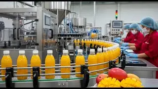 Inside the Factory: Mango Juice Manufacturing Process (Full Tour)