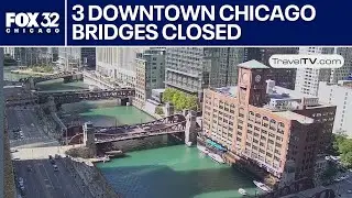 Chicago commuters face ‘headache’ as 3 downtown bridges close