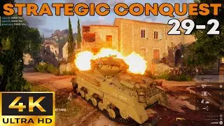 BATTLEFIELD 5 Strategic Conquest | 29-2 with M4 Sherman Tank (Provence)