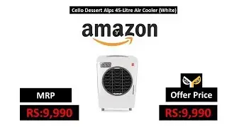 Cello Dessert Alps 45-Litre Air Cooler (White)