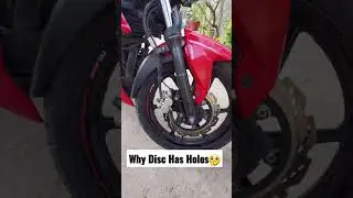 Why Disc Brakes Has Holes #shorts