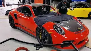Porsche GT3RS Windshield Replacement. New Auto Glass