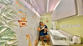 TOUR PELO QUARTO DO BEBÊ  👶l Quartinho Compartilhado l Masculino