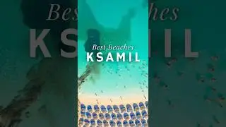 🏝️TOP 5 best beaches of KSAMIL resort 🐳 #ksamil #bestbeaches #shorts