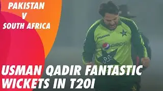 Usman Qadir Fantastic Wickets In T20I | Pakistan vs South Africa | T20I 2021 | ME2T