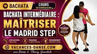 Bachata Danse - Le Madrid Step #bachatadance #bachatatutorial