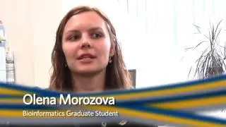 Olena Morozova and Ryan Morin - Bioinformatics PhD students