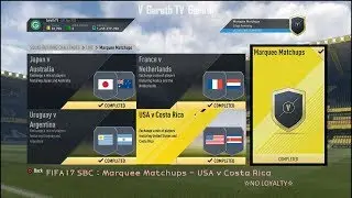 FIFA17 SBC : Marquee Matchups - USA v Costa Rica ☆NO LOYALTY☆