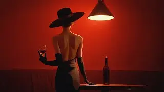 Red Room Jazz | 1950s Intimate Lounge with Wine & Shadows