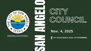 San Angelo City Council 11-4-25