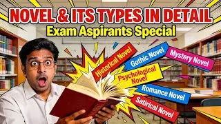 Novels & Their Types for BA/MA/NET: Ultimate Exam Guide!#Novels #EnglishLiterature #NETExam #SetExam