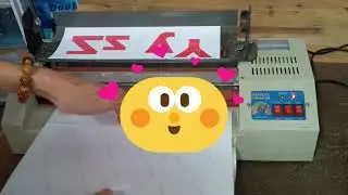 Hướng dẫn chế máy cán màng nhiệt giá 0 đồng