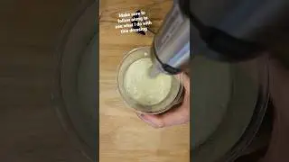 Let's make a low calorie inexpensive salad dressing. Make sure to follow along to see more