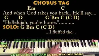 Supermarket Flowers (Ed Sheeran) Piano Cover Lesson in G with Chords/Lyrics