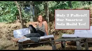 DIY Pallet Sofa Corner | Easy Lounge Build with Just 2 Pallets!