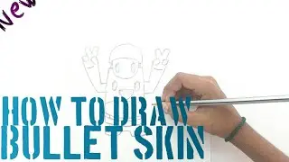 How to draw Bullet skin | Fall guys