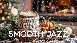 Cozy Winter Coffee Jazz ❄️ Soft Background Music for Relaxing Café Vibes