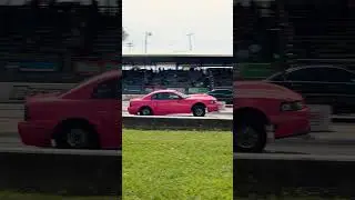 Wild LS-swapped Mustang launch! #lsswap #dragracing #cartok #cars #streetracing #1320video #mustang