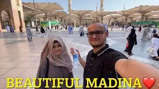 RIYAZ UL JANNAH PAR SALAM PESH KIA🥰|| Khair sy Wapis pohonch gay✈️
