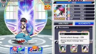 Nemu (Swimsuit) 6 Star Level 200 (Red/Power) Gameplay [Bleach Brave Souls]