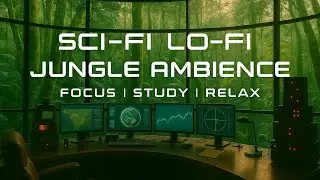 Sci-Fi Lo-Fi Music for Focus, Study & Relaxation | Futuristic Command Center