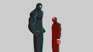 Boxing vs GIANT | Fight Animation