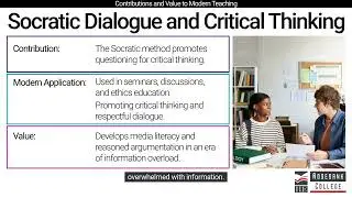 The Contribution and Value of Classical Philosophy to 21st Century Teaching Practice (LU2/LO4)