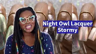 Night Owl Lacquer Stormy Indie Nail Polish Collection Swatch And Review | Nicole Loves Nails