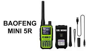 Двухдиапазонная радиостанция Baofeng Mini 5R UHF/VHF