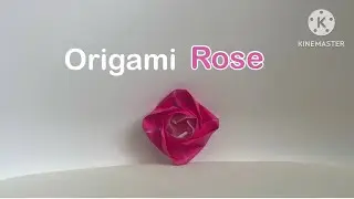 Easy Origami Rose Tutorial