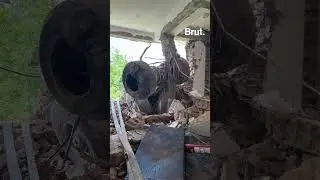 The front of crashed Air India flight landed on BJ Medical College doctors' hostel roof in Ahmedabad