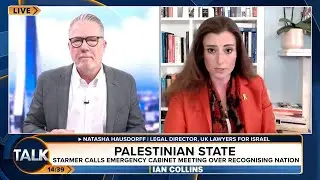 Natasha Hausdorff discusses proposed UK recognition of a Palestinian State on Talk TV