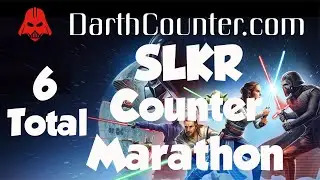 SLKR Counter Marathon - 6 5v5 SWGOH GAC Counters using Jabba, JMK, JML, LV, JKL, SLKR