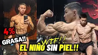 EL Ni&ntilde;o SIN PIEL‼️⚠️El F&iacute;sico EXTREMO de Tristyn Lee😱🔥 4% GRASA‼️❌#gym #fitness #bodybuilding #fit 