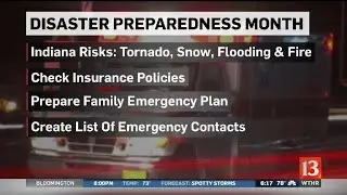 Disaster Preparedness Month In Indiana