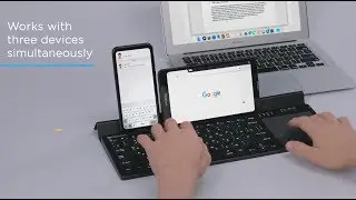 Wireless Keyboard With Touchpad Canyon CND-HBTK7