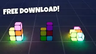 Neon Blocks From FnCreate Video (FREE DOWNLOAD)