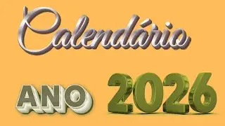 CALENDÁRIO DO ANO 2026
